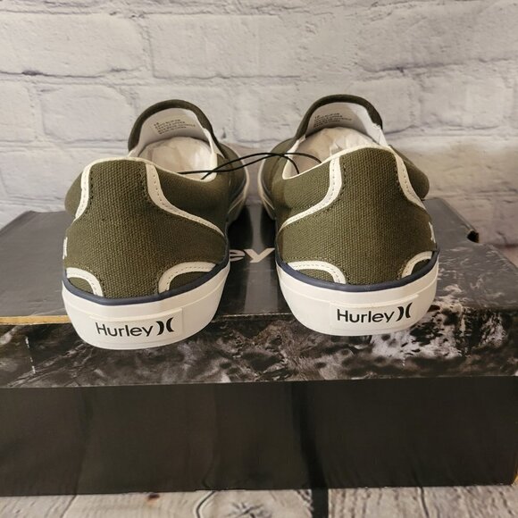 Hurley Men's Kayo Slip-on Sneaker - Dark Olive - Picture 7 of 10